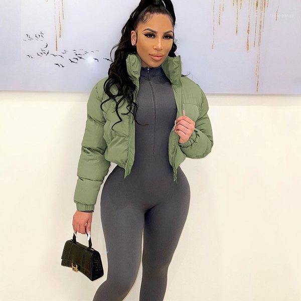 women's jackets casual solid warm cropped puffer jacket women winter clothes parkas korean fashion short outwear zipper thick bubble co, Black;brown
women's jackets casual solid warm cropped puffer jacket women winter clothes parkas korean fashion short outwear zipper thick bubble co, Black;brown