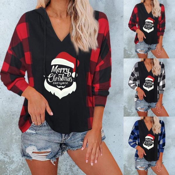 women's hoodies & sweatshirts christmas pullover crewneck long sleeve plain hooded jumper loose with pocket streetwear, Black
women's hoodies & sweatshirts christmas pullover crewneck long sleeve plain hooded jumper loose with pocket streetwear, Black