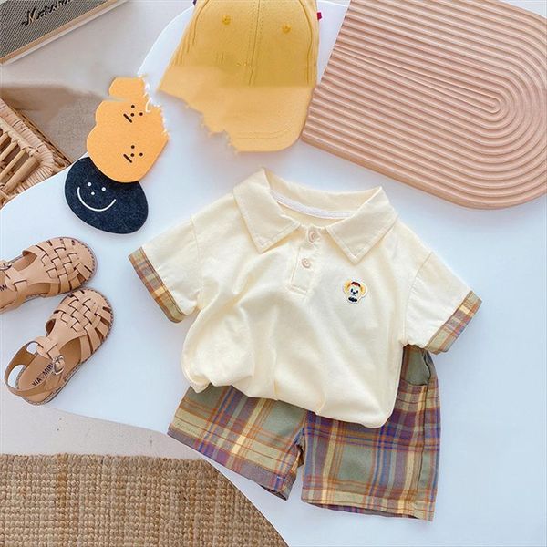 summer cute kids loose casual outfits boys girls cotton cartoon embroidery short sleeve t shirts and shorts 2pcs clotes set, White
summer cute kids loose casual outfits boys girls cotton cartoon embroidery short sleeve t shirts and shorts 2pcs clotes set, White