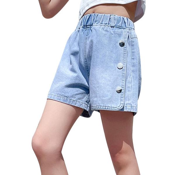 shorts 2021 kids girls summer clothing casual wear high waist button side all-match denim fashion streetwear, Black
shorts 2021 kids girls summer clothing casual wear high waist button side all-match denim fashion streetwear, Black