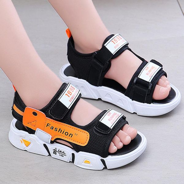 sandals boys open-toed 2021 summer children's shoes solid-soled beach middle-aged student, Black;red
sandals boys open-toed 2021 summer children's shoes solid-soled beach middle-aged student, Black;red
