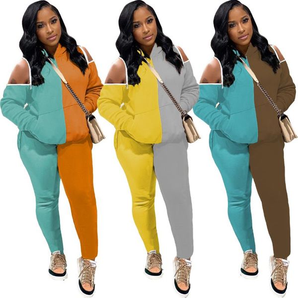 women's two piece pants hole print loose 2 set women outfit streetwear tracksuit sweatshirt +joggers matching wholesale, White
women's two piece pants hole print loose 2 set women outfit streetwear tracksuit sweatshirt +joggers matching wholesale, White