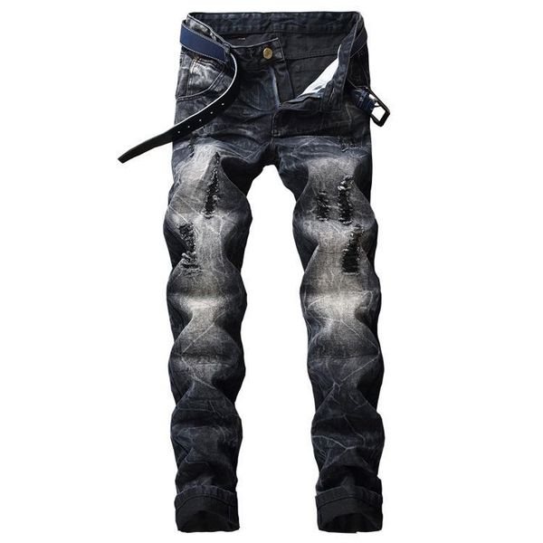 arrivals men's fashion motorcycle jeans slim fit straight denim pants ripped skinny trousers, Blue
arrivals men's fashion motorcycle jeans slim fit straight denim pants ripped skinny trousers, Blue