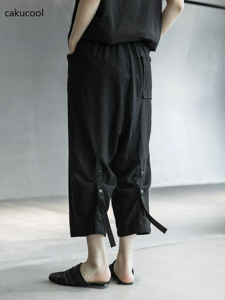 women's pants & capris cakucool 2021 spring and summer korean fashion mid-waist thin casual straight cotton linen cropped, Black;white
women's pants & capris cakucool 2021 spring and summer korean fashion mid-waist thin casual straight cotton linen cropped, Black;white