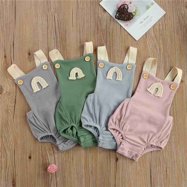 0-18m baby romper summer born infant boys girls sleeveless rainbow print knitted one-pieces suspender jumpsuits outfit, Blue
0-18m baby romper summer born infant boys girls sleeveless rainbow print knitted one-pieces suspender jumpsuits outfit, Blue