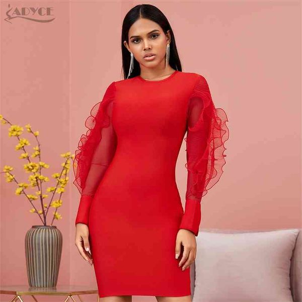autumn lace red long sleeve bandage dress women ruffles black club celebrity evening party dresses vestidos 210507, Black;gray
autumn lace red long sleeve bandage dress women ruffles black club celebrity evening party dresses vestidos 210507, Black;gray