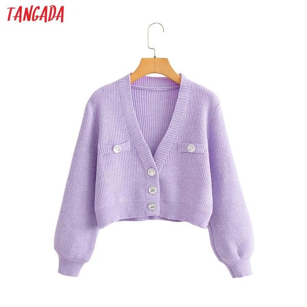 women's knits & tees tangada women pearl buttons decorate crop cardigan vintage jumper lantern sleeve coat bc68, White
women's knits & tees tangada women pearl buttons decorate crop cardigan vintage jumper lantern sleeve coat bc68, White