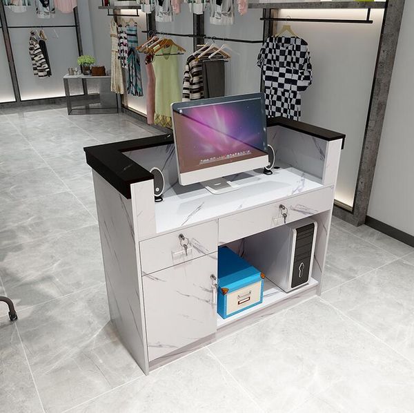 simple and modern cash register clothing barber shoes shop counter beauty salon maternal child el front desk party decoration
simple and modern cash register clothing barber shoes shop counter beauty salon maternal child el front desk party decoration