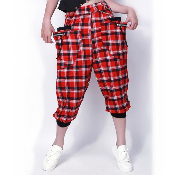 women's pants & capris women girl dance wear patchwork costume sweatpants spring summer kids female thin red plaid harem hip hop, Black;white
women's pants & capris women girl dance wear patchwork costume sweatpants spring summer kids female thin red plaid harem hip hop, Black;white