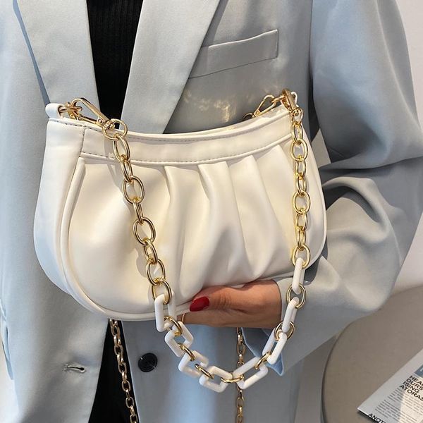 chain dumpling bags for women 2021 designer baguette shoulder beach pu leather casual crossbody bag totes
chain dumpling bags for women 2021 designer baguette shoulder beach pu leather casual crossbody bag totes