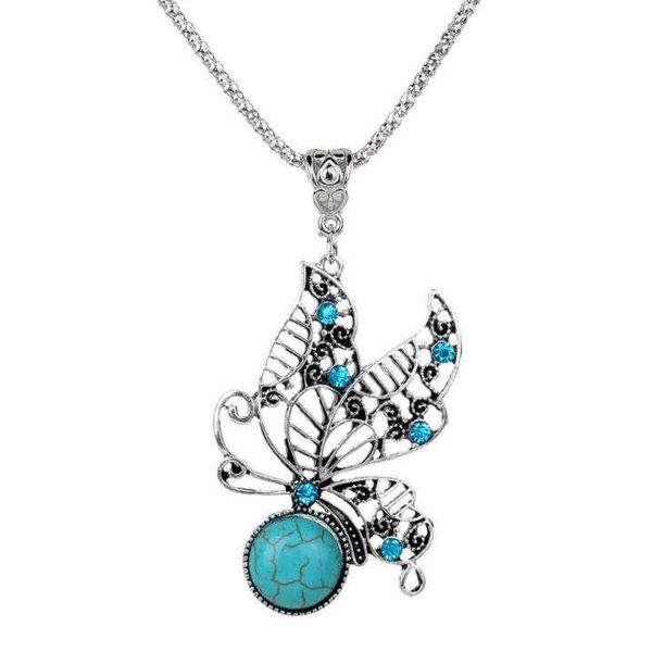 women's butterfly tibetan silver turquoise pendant necklaces gstqn064 fashion gift national style women men's diy necklace pendant
women's butterfly tibetan silver turquoise pendant necklaces gstqn064 fashion gift national style women men's diy necklace pendant