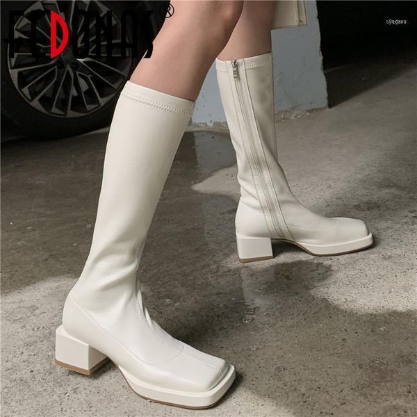 boots fedonas ins knee high 2021 winter side zipper shoes for women wedding chunky heels party women's boots11, Black
boots fedonas ins knee high 2021 winter side zipper shoes for women wedding chunky heels party women's boots11, Black