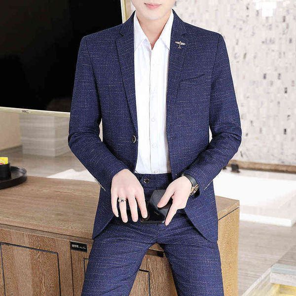 luxury men's suits blazers suit casual small two-piece slim fit youth handsome korean men's hairer suit coat, White;black
luxury men's suits blazers suit casual small two-piece slim fit youth handsome korean men's hairer suit coat, White;black
