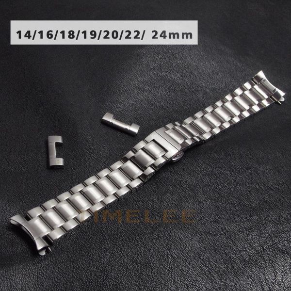 watch bands 14/16/18/19/20/22/ 24mm stainless steel watchband curved end+straight end strap connector accessories, Black;brown
watch bands 14/16/18/19/20/22/ 24mm stainless steel watchband curved end+straight end strap connector accessories, Black;brown