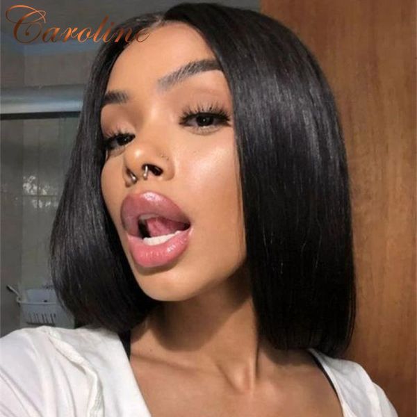 lace wigs straight bob front 13x4 180 density wig brazilian frontal for black women, Black;brown
lace wigs straight bob front 13x4 180 density wig brazilian frontal for black women, Black;brown