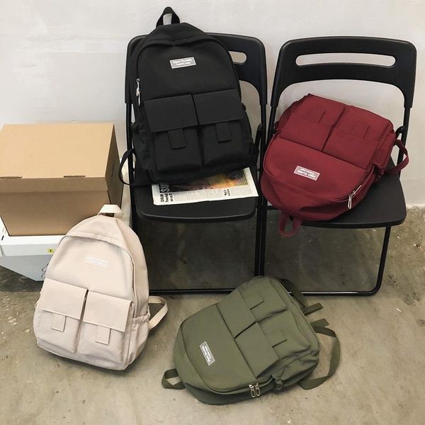 backpack fashion nylon women female solid color schoolbag leisure long portable travel large capacity mochila satchel
backpack fashion nylon women female solid color schoolbag leisure long portable travel large capacity mochila satchel