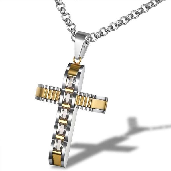 pendant necklaces cross necklace men stainless steel byzantine chain pendants 2021 fashion men's jewelry, Silver
pendant necklaces cross necklace men stainless steel byzantine chain pendants 2021 fashion men's jewelry, Silver