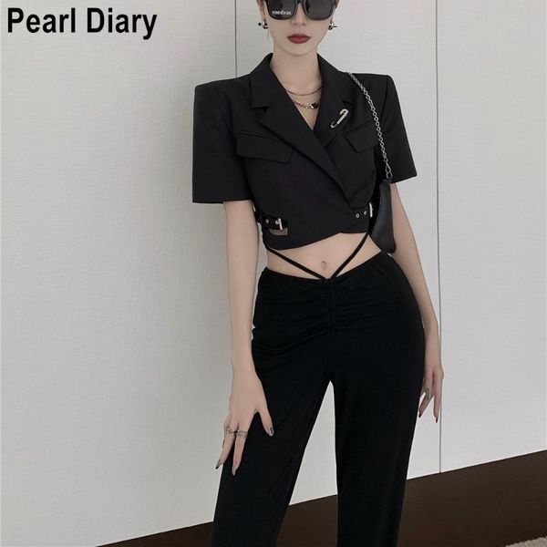 women's two piece pants summer black set women outfits short sleeve crop blazer + high waist lace-up slightly flared suits 2 pieces, White
women's two piece pants summer black set women outfits short sleeve crop blazer + high waist lace-up slightly flared suits 2 pieces, White