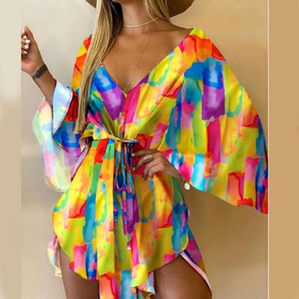 casual dresses holiday v neck lacing up bandage lace waist floral dress boho women tied bow maxi for, Black;gray
casual dresses holiday v neck lacing up bandage lace waist floral dress boho women tied bow maxi for, Black;gray