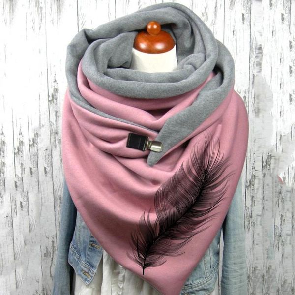 scarves winter for ladies fashion scarf women luxury soild feather printing button soft wrap casual warm shawls, Blue;gray
scarves winter for ladies fashion scarf women luxury soild feather printing button soft wrap casual warm shawls, Blue;gray