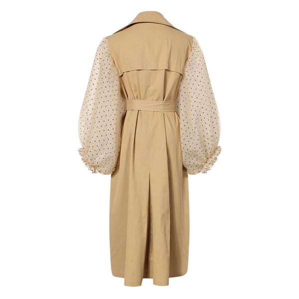 sashes windbreaker for women outerwear trench coat patchwork lantern long sleeve high waist belt female's jacket autumn clothing casual, Tan;black
sashes windbreaker for women outerwear trench coat patchwork lantern long sleeve high waist belt female's jacket autumn clothing casual, Tan;black
