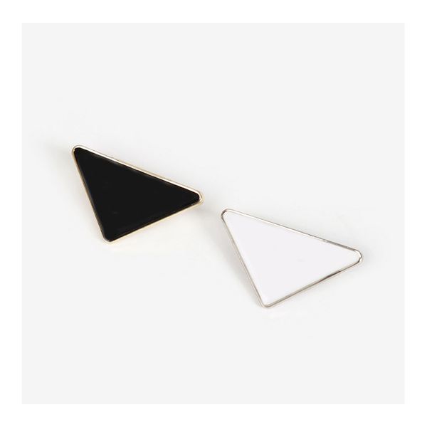 letter women girl triangle brooch metal suit lapel pin white black fashion jewelry accessories, Gray
letter women girl triangle brooch metal suit lapel pin white black fashion jewelry accessories, Gray