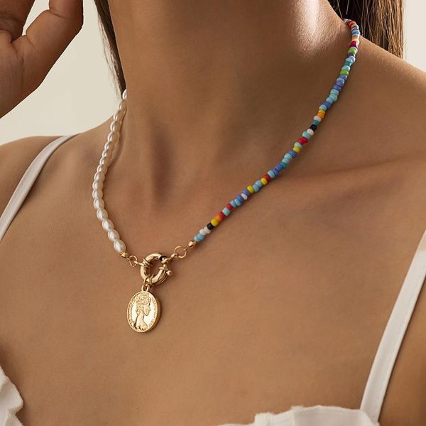 chains retro necklace women fashion necklaces woman european trendy artificial pearl chain girl party jewelry gold color metal collares, Silver
chains retro necklace women fashion necklaces woman european trendy artificial pearl chain girl party jewelry gold color metal collares, Silver
