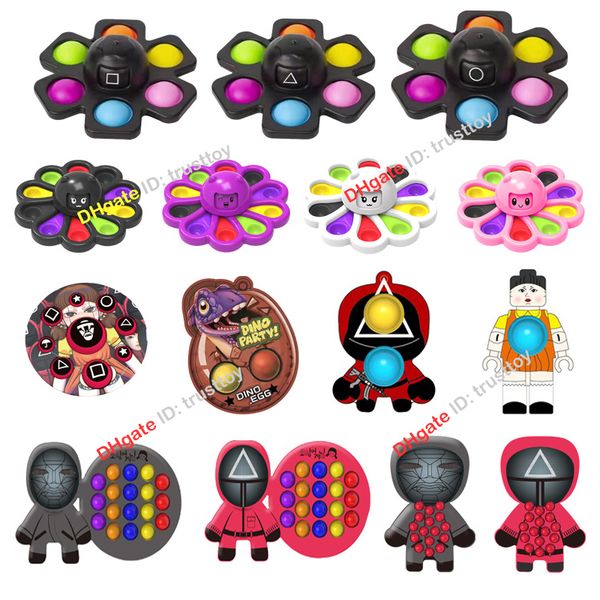 novelty squid game fidget toys simple dimple silicone push bubble sensory stress reliever for keychain children autism christmas decompressi
novelty squid game fidget toys simple dimple silicone push bubble sensory stress reliever for keychain children autism christmas decompressi