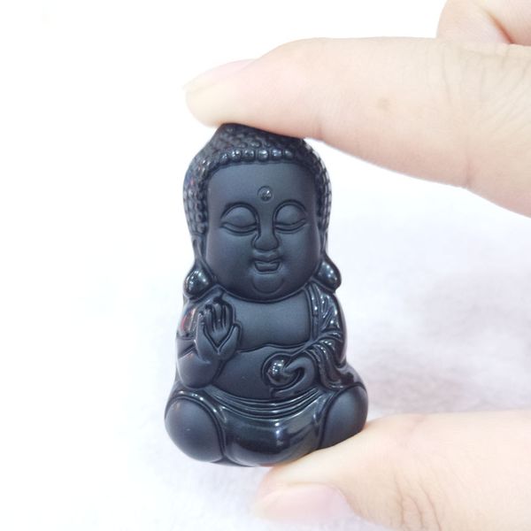fine jewelry natural obsidian carved buddha necklaces & pendants with necklace lucky amulet women men jewelry, Black;brown
fine jewelry natural obsidian carved buddha necklaces & pendants with necklace lucky amulet women men jewelry, Black;brown
