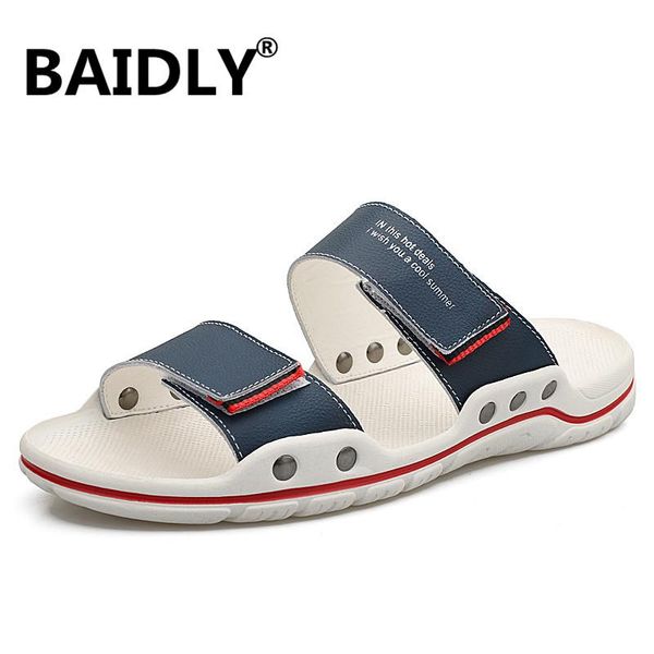 slippers male summer outdoor sandals men genuine leather all-match cowhide beach flip flops, Black
slippers male summer outdoor sandals men genuine leather all-match cowhide beach flip flops, Black