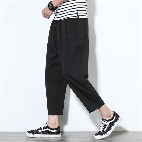 summer cotton and linen women pants ankle length thin loose wide leg kal hip pop harem joggers, Black
summer cotton and linen women pants ankle length thin loose wide leg kal hip pop harem joggers, Black