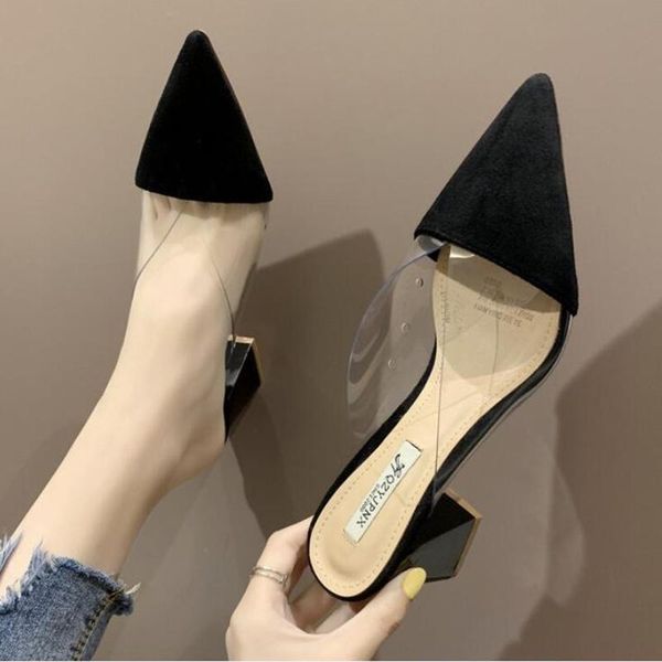 slippers high-heeled sandals and slides women shoes woman fashion transparent pu 2021 summer outdoor d706, Black
slippers high-heeled sandals and slides women shoes woman fashion transparent pu 2021 summer outdoor d706, Black