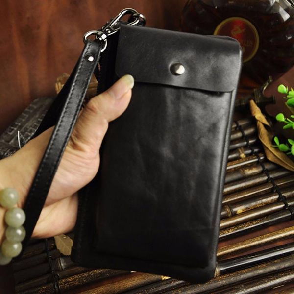 wallets men real genuine leather clutch bag male purse card oil wax cowhide cell phone case wallet money handy bags, Red;black
wallets men real genuine leather clutch bag male purse card oil wax cowhide cell phone case wallet money handy bags, Red;black