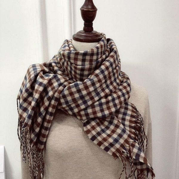 scarves royalmaybe 2021 winter classic plaid color matching scarf, cashmere small square, Blue;gray
scarves royalmaybe 2021 winter classic plaid color matching scarf, cashmere small square, Blue;gray