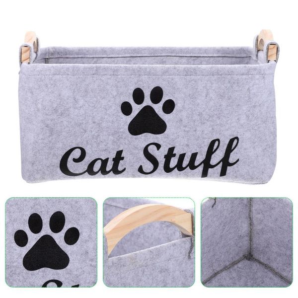 dog apparel pet and accessories storage felt basket chest bin organizer with wood handle
dog apparel pet and accessories storage felt basket chest bin organizer with wood handle