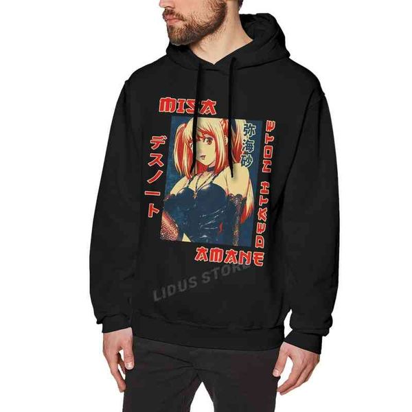 amane misa death note hoodie sweatshirts harajuku creativity street clothes 100% cotton streetwear hoodies, Black
amane misa death note hoodie sweatshirts harajuku creativity street clothes 100% cotton streetwear hoodies, Black