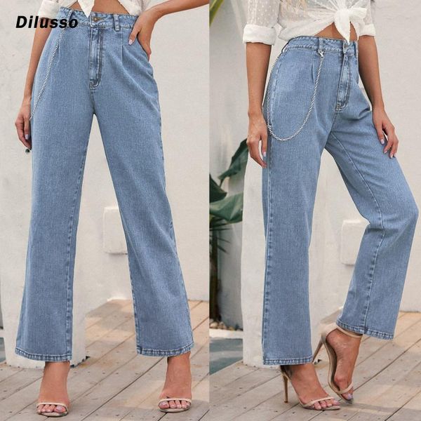 women's jeans straight leg mom baggy high waist pants women 2021 fashion casual loose undefined trousers, Blue
women's jeans straight leg mom baggy high waist pants women 2021 fashion casual loose undefined trousers, Blue