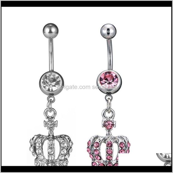 & bell rings drop delivery 2021 d0698-retail ( 2 colors ) crown clear navel button piercing jewlery 1dot6*11*5/8 belly ring body jewelry zqp, Silver
& bell rings drop delivery 2021 d0698-retail ( 2 colors ) crown clear navel button piercing jewlery 1dot6*11*5/8 belly ring body jewelry zqp, Silver