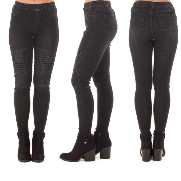 women's jeans 2021 spring and summer women personality street punk motorcycle girl small leg pants female slim casual wearing, Blue
women's jeans 2021 spring and summer women personality street punk motorcycle girl small leg pants female slim casual wearing, Blue
