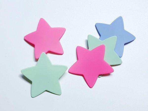 hair accessories boutique ins 15pcs fashion cute mat plastic star snap clips solid cartoon barrettes princess headwear, Slivery;white
hair accessories boutique ins 15pcs fashion cute mat plastic star snap clips solid cartoon barrettes princess headwear, Slivery;white