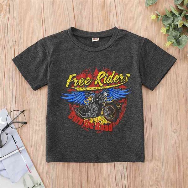 summer children short sleeve o neck print motorcycle man letter fashion baby girl or boys t-shirt 3-10t 210629, Blue
summer children short sleeve o neck print motorcycle man letter fashion baby girl or boys t-shirt 3-10t 210629, Blue