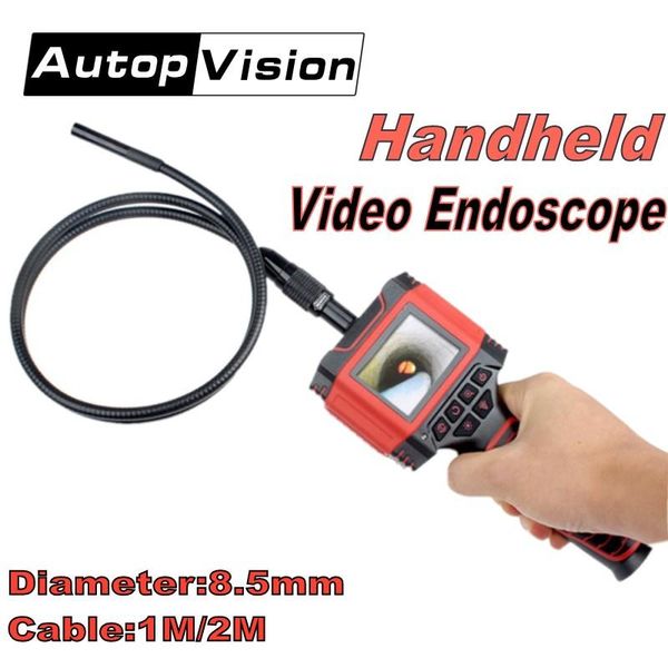 cameras 99d2 handheld video endoscope dia 8.5mm 1m 2m cable borescope camera 2.3" color lcd waterproof pipe tube snake inspection
cameras 99d2 handheld video endoscope dia 8.5mm 1m 2m cable borescope camera 2.3" color lcd waterproof pipe tube snake inspection