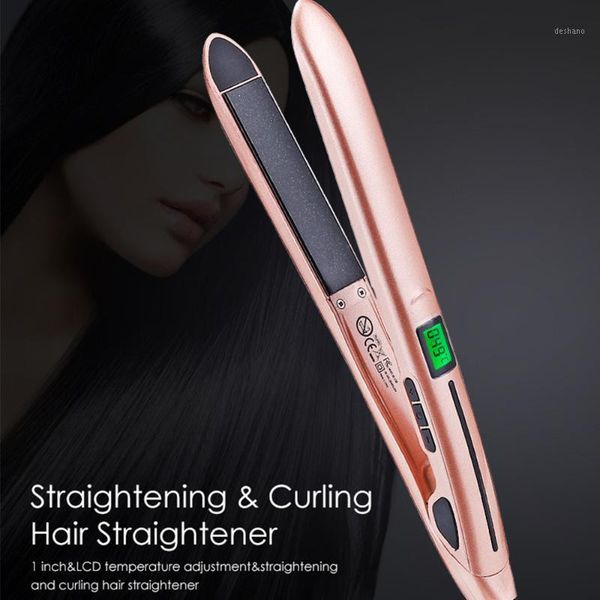 display negative ion flat iron fast straightening hair curler curling irons professional ceramic anion straightener1, Silver
display negative ion flat iron fast straightening hair curler curling irons professional ceramic anion straightener1, Silver