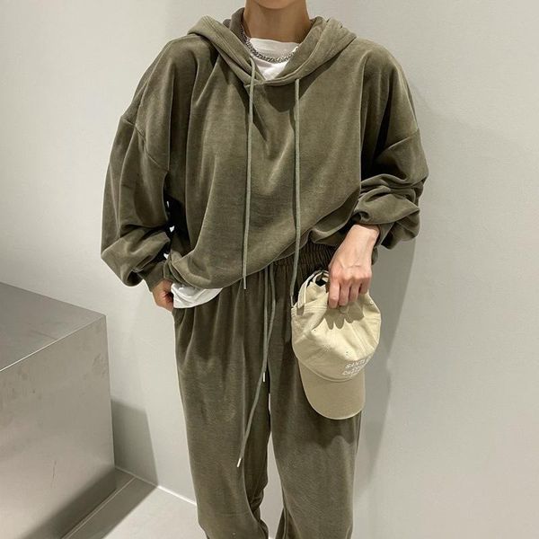 women's two piece pants simple solid color suit loose drawstring lantern sleeve hooded sweatshirt + high waist casual wide leg two-piec, White
women's two piece pants simple solid color suit loose drawstring lantern sleeve hooded sweatshirt + high waist casual wide leg two-piec, White