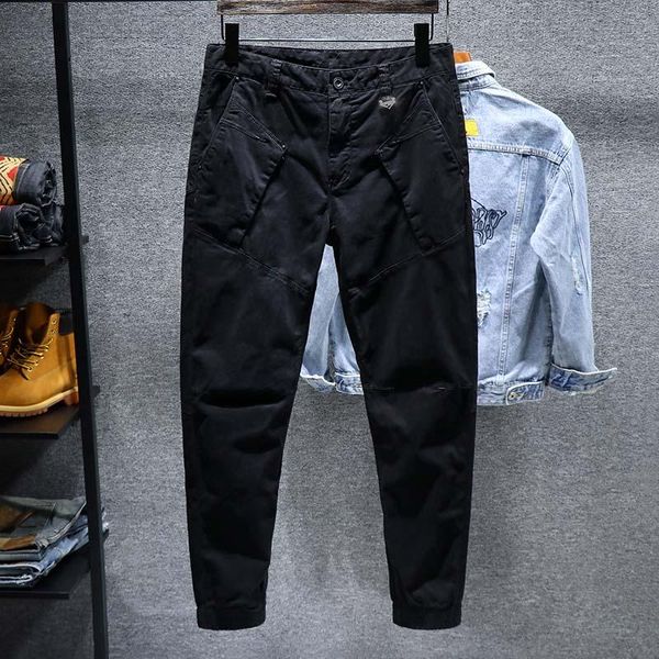 corset trend casual pants men's slim small feet closing mouth show thin overalls elastic and comfortable pant 0440, Black
corset trend casual pants men's slim small feet closing mouth show thin overalls elastic and comfortable pant 0440, Black