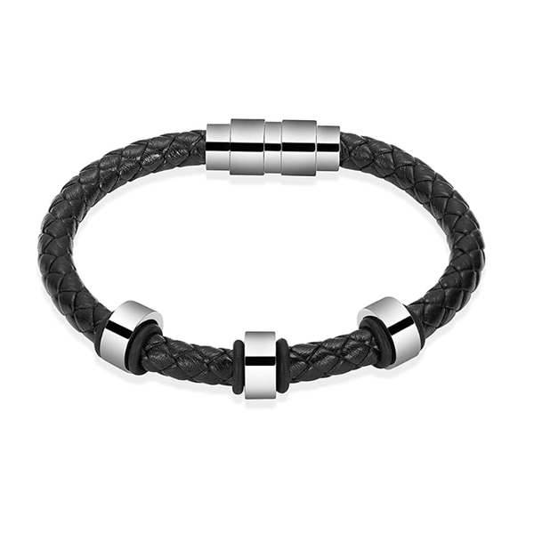 cremation bracelet for ashes stainless steel urn genuine leather memorial bangle men, Black
cremation bracelet for ashes stainless steel urn genuine leather memorial bangle men, Black