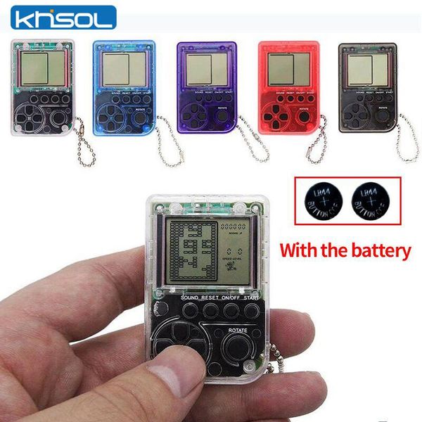 portable game players mini console tetris with keychain retro classic nostalgic handheld player kids children gifts
portable game players mini console tetris with keychain retro classic nostalgic handheld player kids children gifts