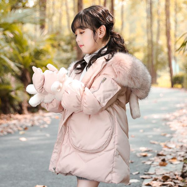 girls' 2021 new foreign style winter korean cotton padded clothes princess baby middle and older children's long, Black
girls' 2021 new foreign style winter korean cotton padded clothes princess baby middle and older children's long, Black