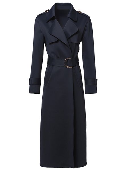 women's wool & blends leather trench for women belt slim fit long spring coat casaco feminino abrigos mujer autumn outerwear female cr6, Black
women's wool & blends leather trench for women belt slim fit long spring coat casaco feminino abrigos mujer autumn outerwear female cr6, Black