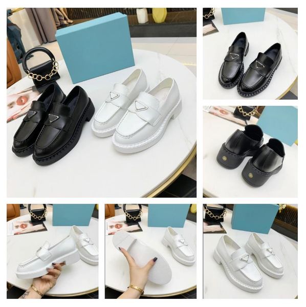 2021 new luxury designer women casual shoes retro shiny leather loafers zigzag embossed rubber welt 5 cm integrated sole upper strap with bo, Black
2021 new luxury designer women casual shoes retro shiny leather loafers zigzag embossed rubber welt 5 cm integrated sole upper strap with bo, Black